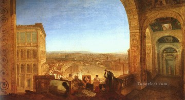 Turner Painting - Roma desde el Vaticano 1820 Romántico Turner